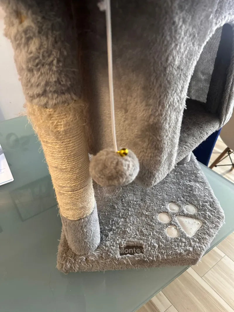Gimnasio para gatos de felpa