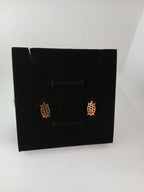 Aretes Tortuga Acero Dorado
