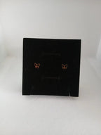 Aretes Mariposa Acero Dorado