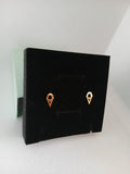 Aretes Cono Acero Dorado