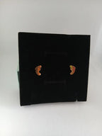 Aretes Piecito Acero Dorado