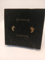 Aretes Piecito Acero Dorado
