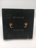 Aretes Escorpión Acero Dorado
