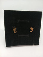 Aretes Escorpión Acero Dorado