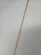 Pulsera Acero Dorado Flores