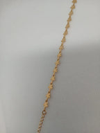 Pulsera Acero Dorado Flores