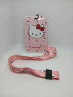 Porta carnet Hello Kitty con cinta