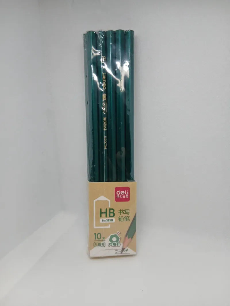 Pack 10 Lápices HB Deli Hexagonales