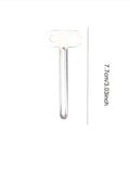 Exprimidor pasta dientes manual plata