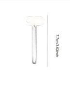 Exprimidor pasta dientes manual plata