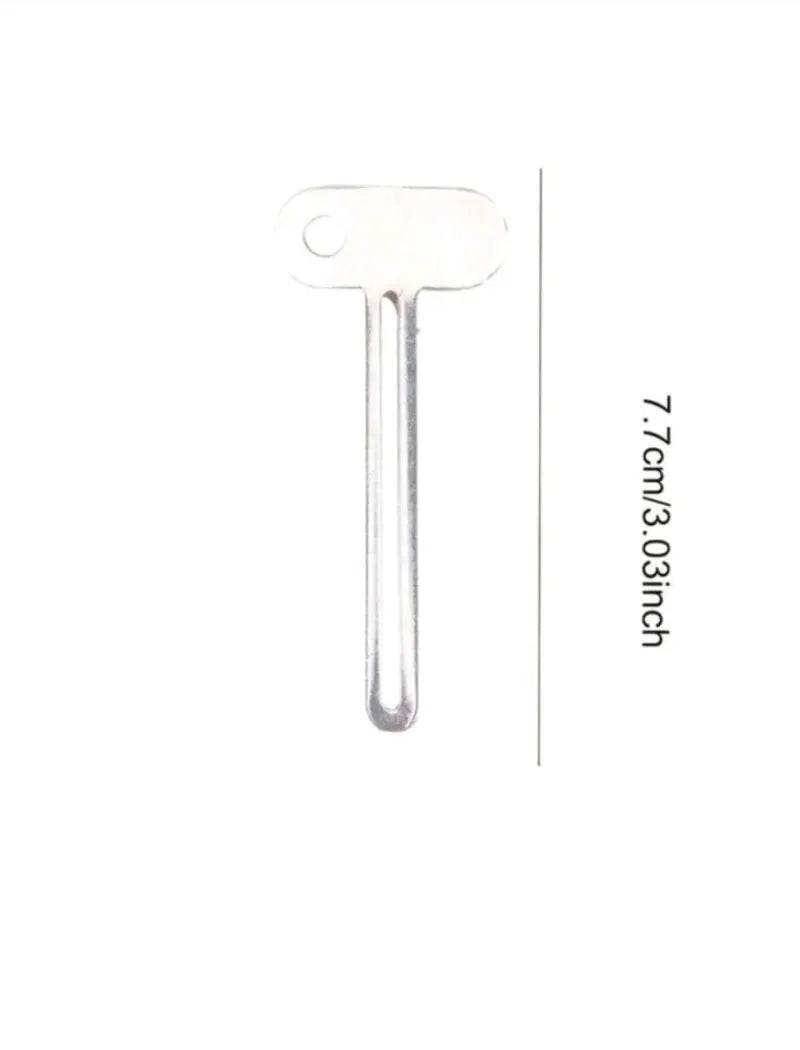 Exprimidor pasta dientes manual plata