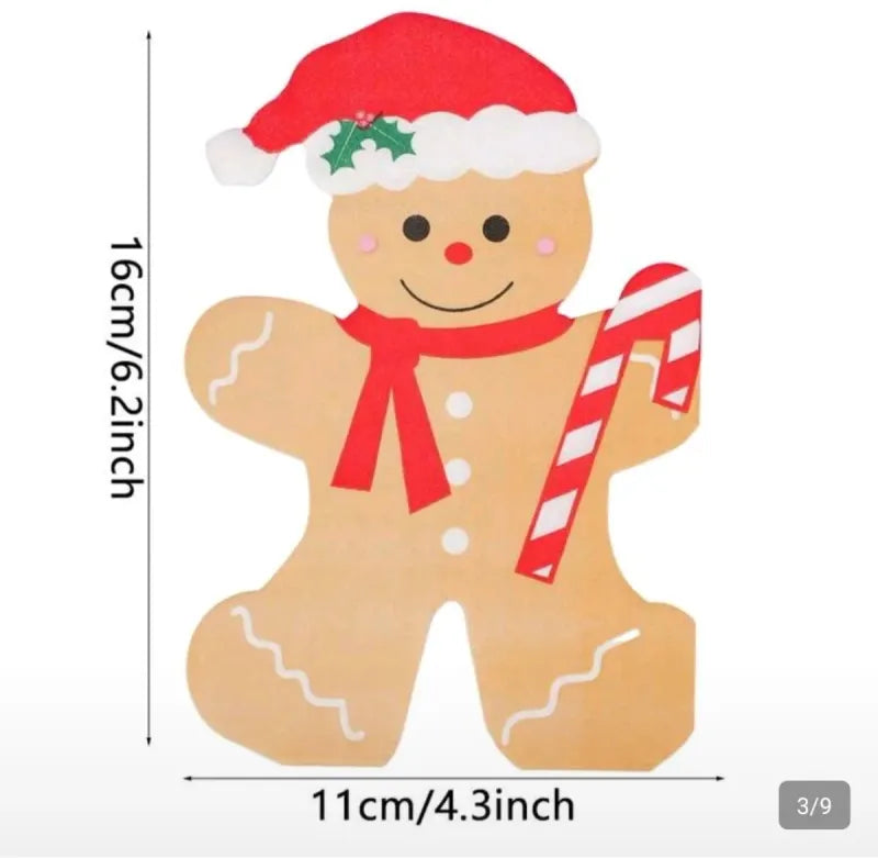 20 Servilletas Navideñas Jengibre