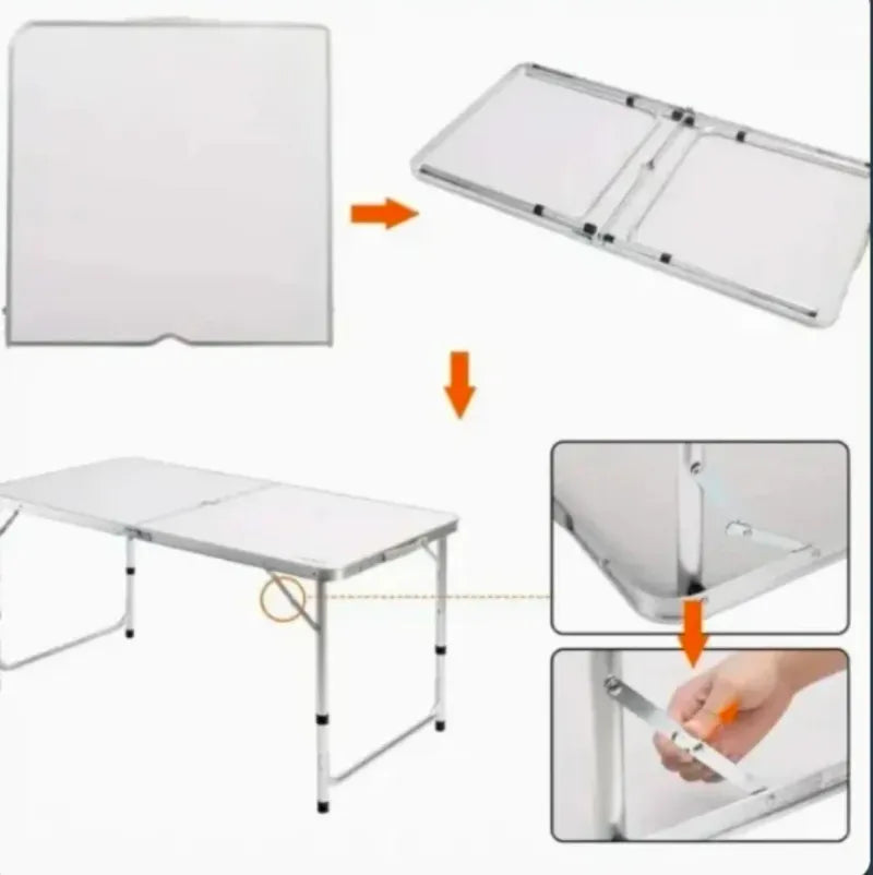 Mesa Plegable Camping Aluminio Portátil