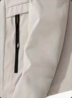 Chaqueta Beige Ligera con Capucha