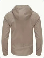 Chaqueta Beige Ligera con Capucha