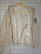 Chaqueta Beige Ligera con Capucha
