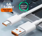 Cable USB-C Carga Rápida 6A de 1 metro