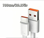 Cable USB-C Carga Rápida 6A de 1 metro