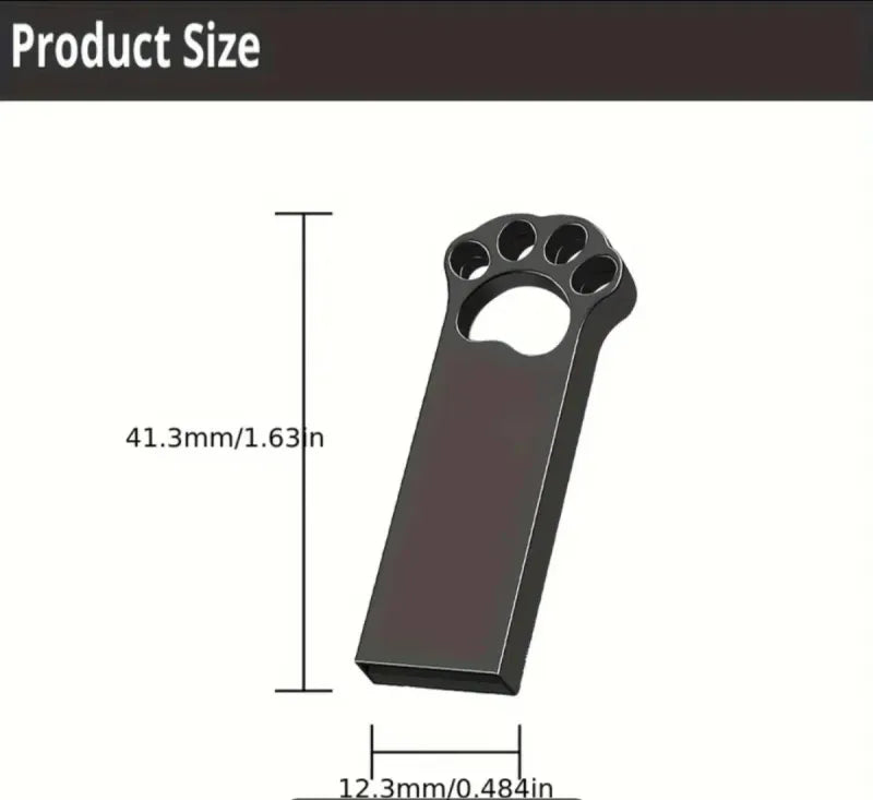 Pendrive USB 256MB Patita Metálico