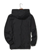 Chaqueta Verano Negra con Capucha Talla L y XL