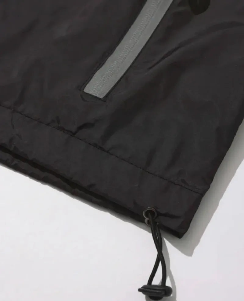 Chaqueta Verano Negra con Capucha Talla L y XL