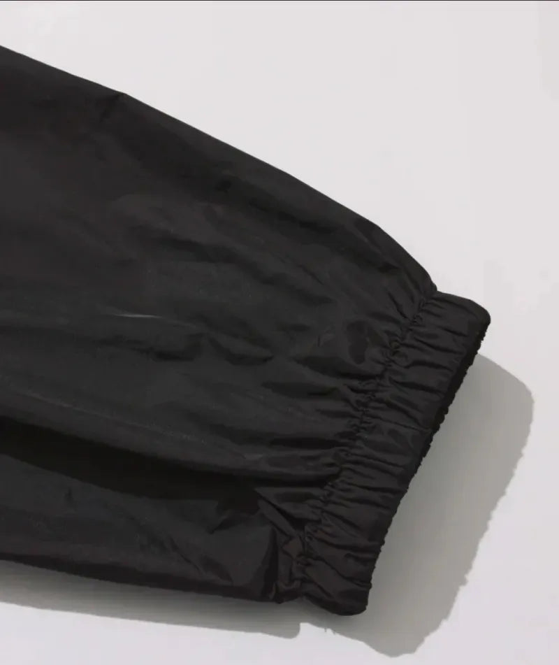Chaqueta Verano Negra con Capucha Talla L y XL