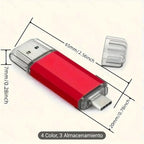 Pendrive USB 256MB Azul