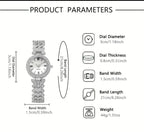 Juego de Reloj Rosa para dama