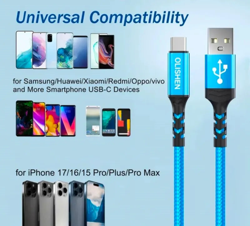 Cable USB-A a USB-C 1 Metro