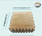Alfombra Puzzle Suelo 20 Piezas Fleece