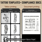 Impresora Térmica Negra + Papel
