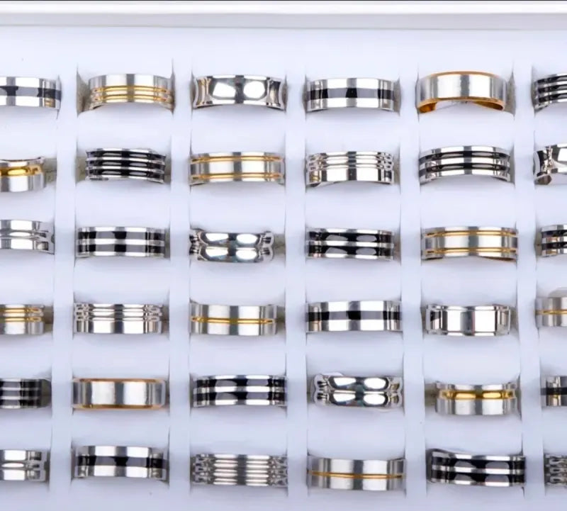 Anillos Acero Inoxidable Hombres