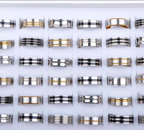 Anillos Acero Inoxidable Hombres