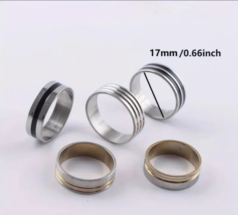 Anillos Acero Inoxidable Hombres