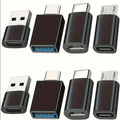 4 Adaptadores USB C, Micro USB, USB A