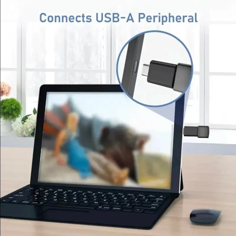4 Adaptadores USB C, Micro USB, USB A