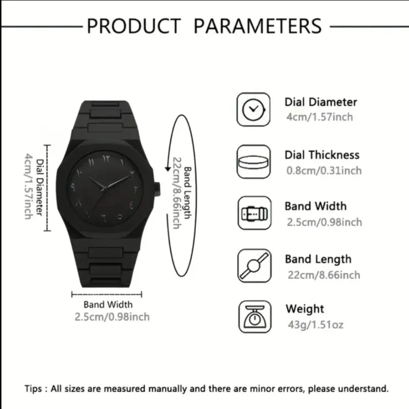 Reloj Cuarzo Unisex Elegante Blanco ó Negro
