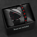 Reloj MSCOR redondo con pulsera