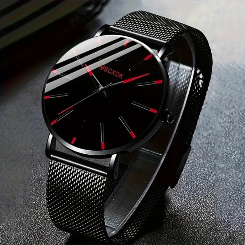 Reloj MSCOR redondo con pulsera