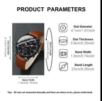 Reloj MSCXDK Cuarzo Correa Marrón Hombre
