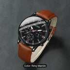 Reloj MSCXDK Cuarzo Correa Marrón Hombre