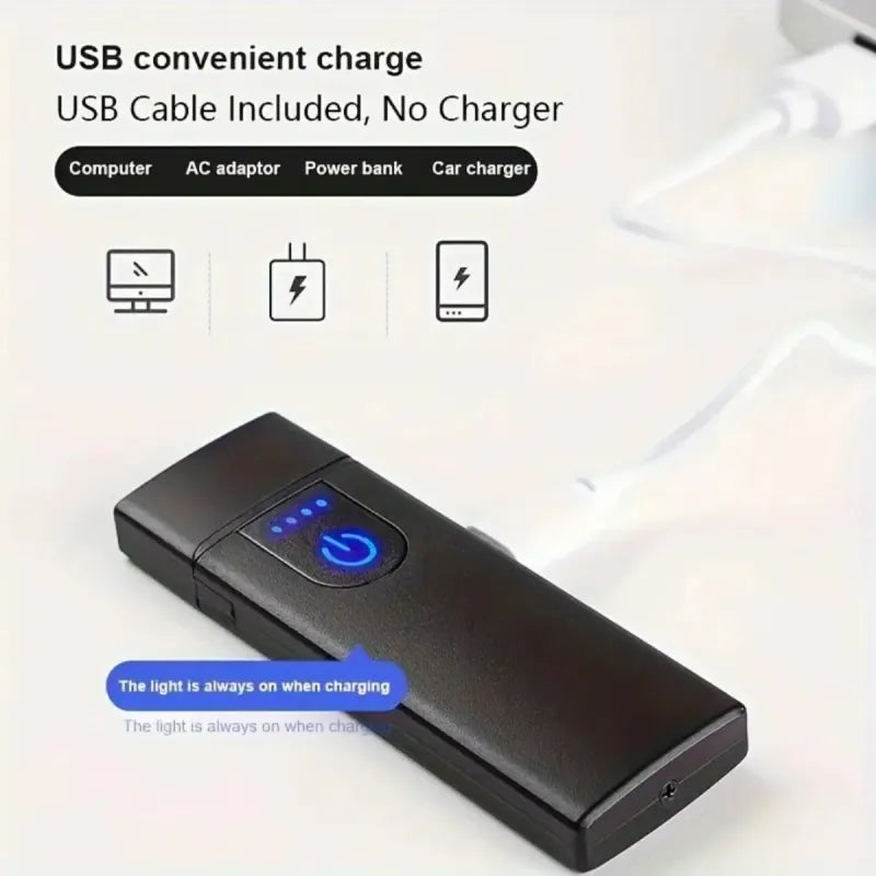 Encendedor USB Recargable Carga Rápida