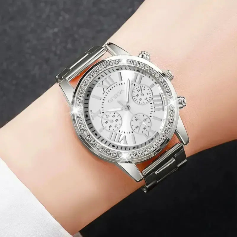 Reloj Geneva Acero Mujer