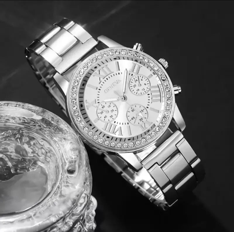 Reloj Geneva Acero Mujer