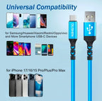 Cable Carga Rápida USB-A a USB-C OLISHEN de 1 metr