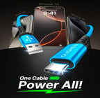 Cable Carga Rápida USB-A a USB-C OLISHEN de 1 metr
