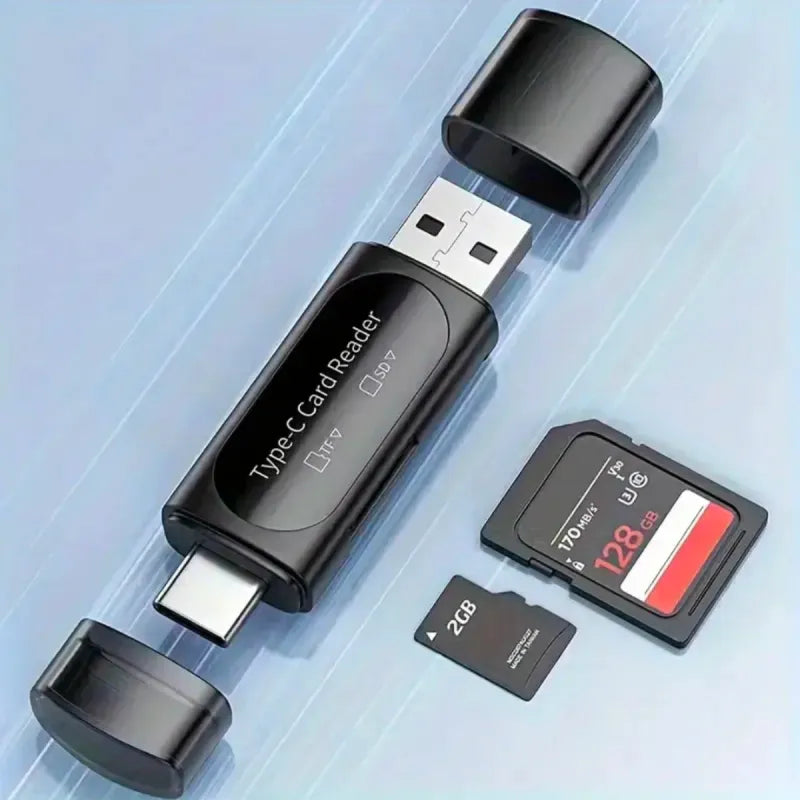 Lector Tarjetas USB-C TF SD. 2 Modelos