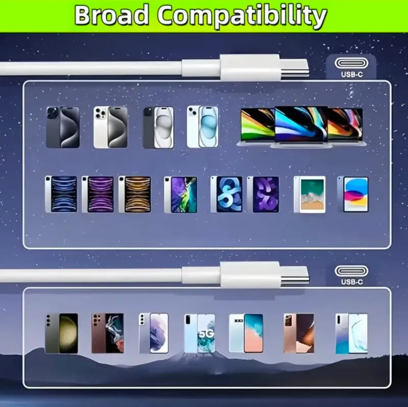 Cable USB-C a USB-C de 1 Metro