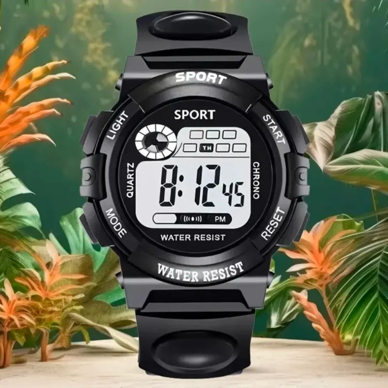 Reloj Deportivo Digital Sport Negro/Rojo