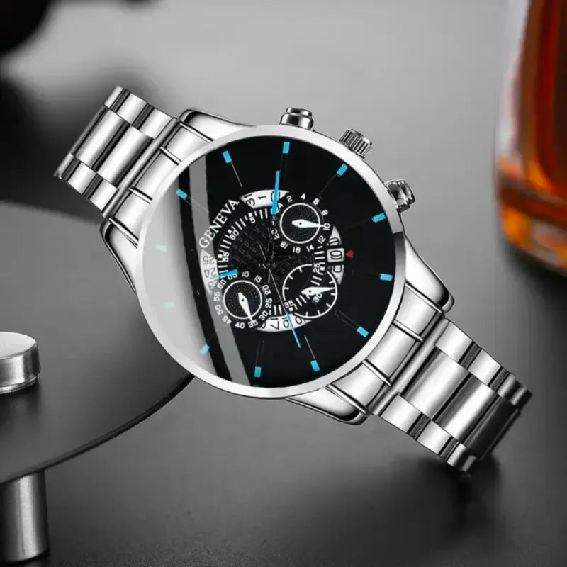 Reloj Geneva Acero con Argolla
